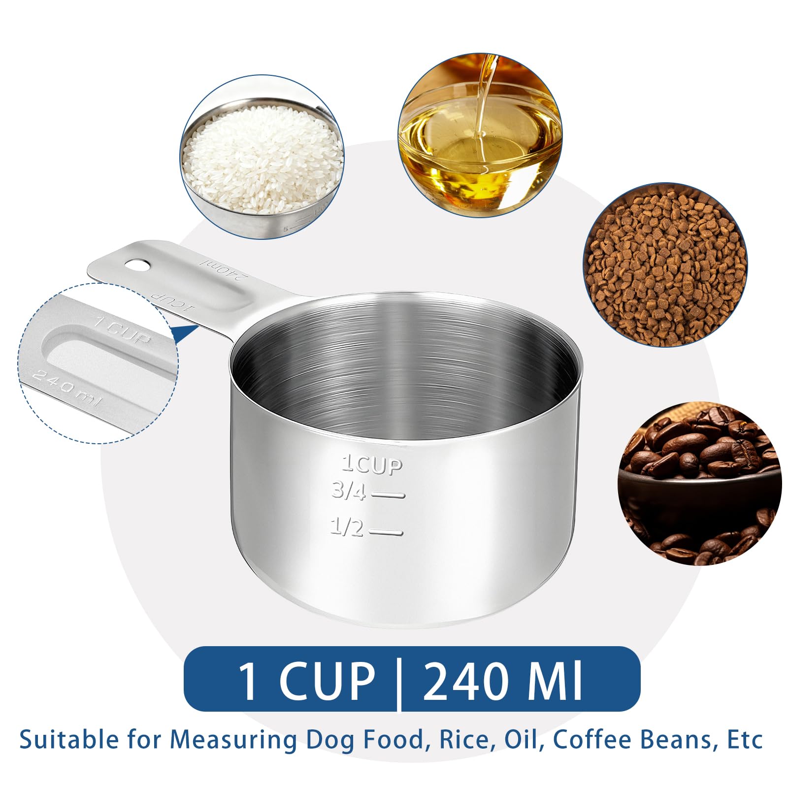 Zmpkhba dishwasher-safe stainless steel cups resist rust and simplify cleanup