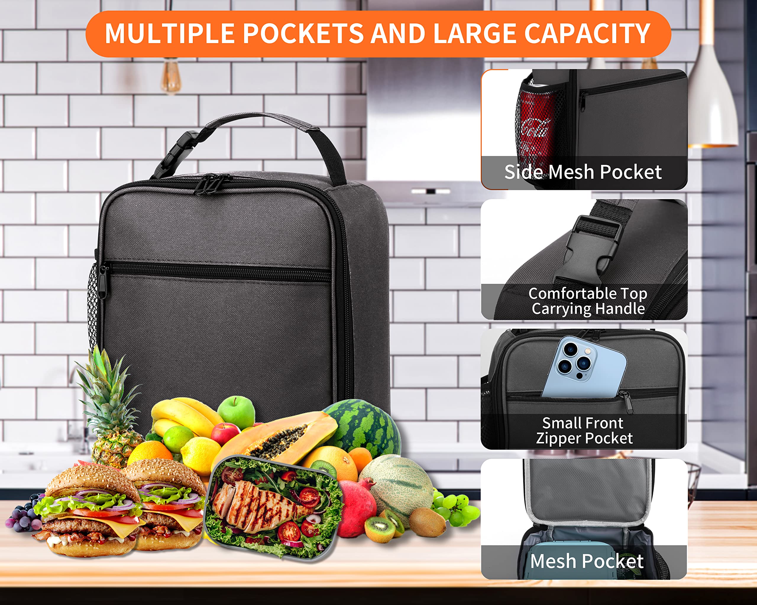ZM-YOUTOO leak resistant design protects contents during commutes.