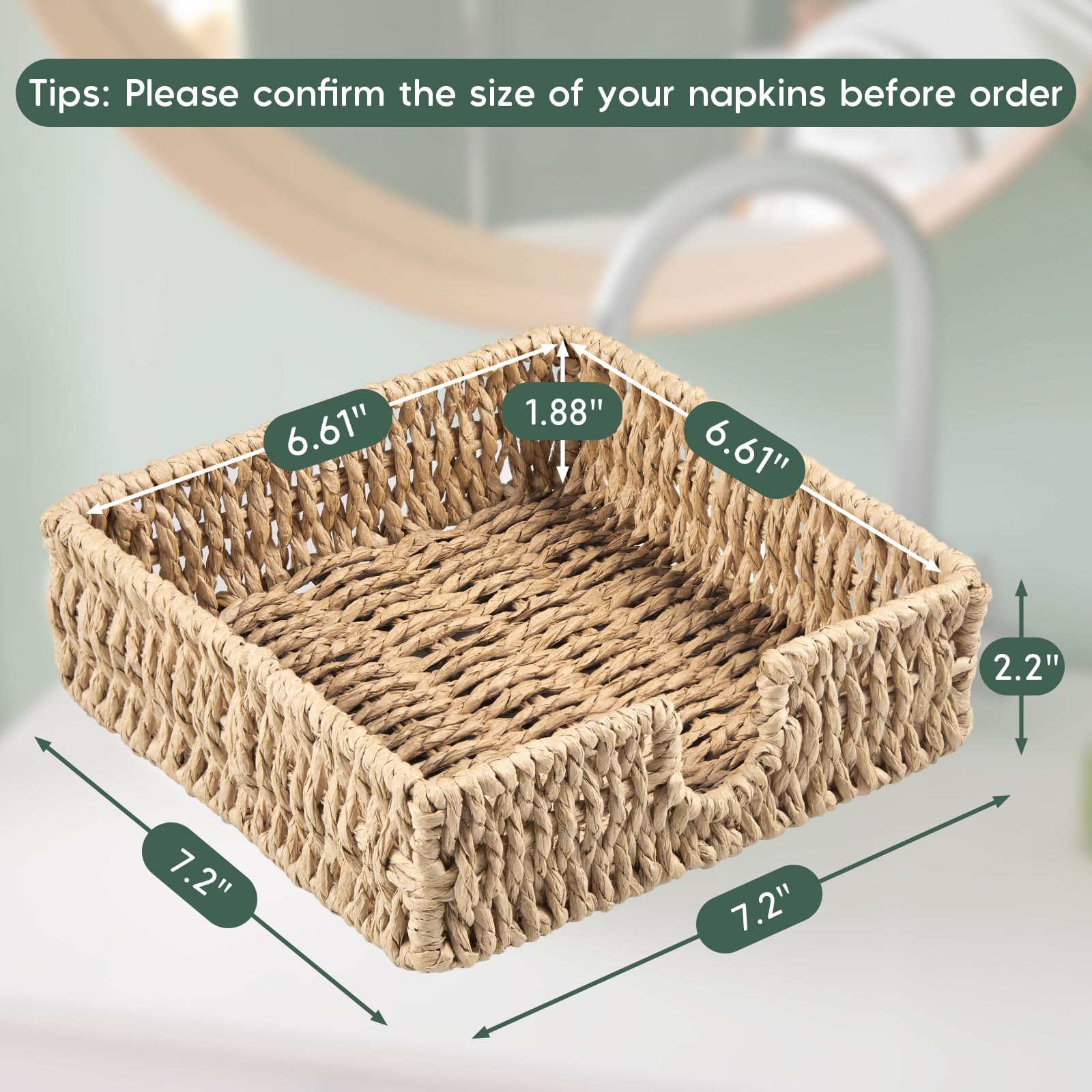 ZMZKKLL woven paper rope material adds natural texture to table decor.