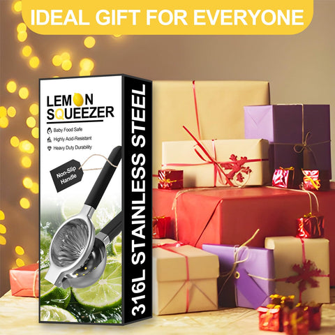 The cleaning hand-wash guide for the ZNCZHZN Premium Lemon Squeezer shows easy upkeep.