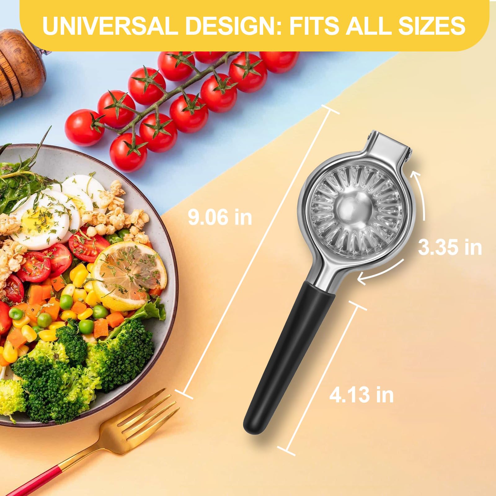 The ZNCZHZN Premium Lemon Squeezer packaging presents an elegant, gift-ready box.