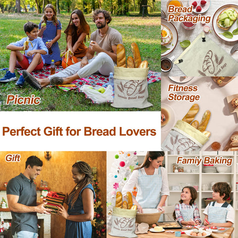 Zndsui versatile bag for fridge pantry or bakery storage