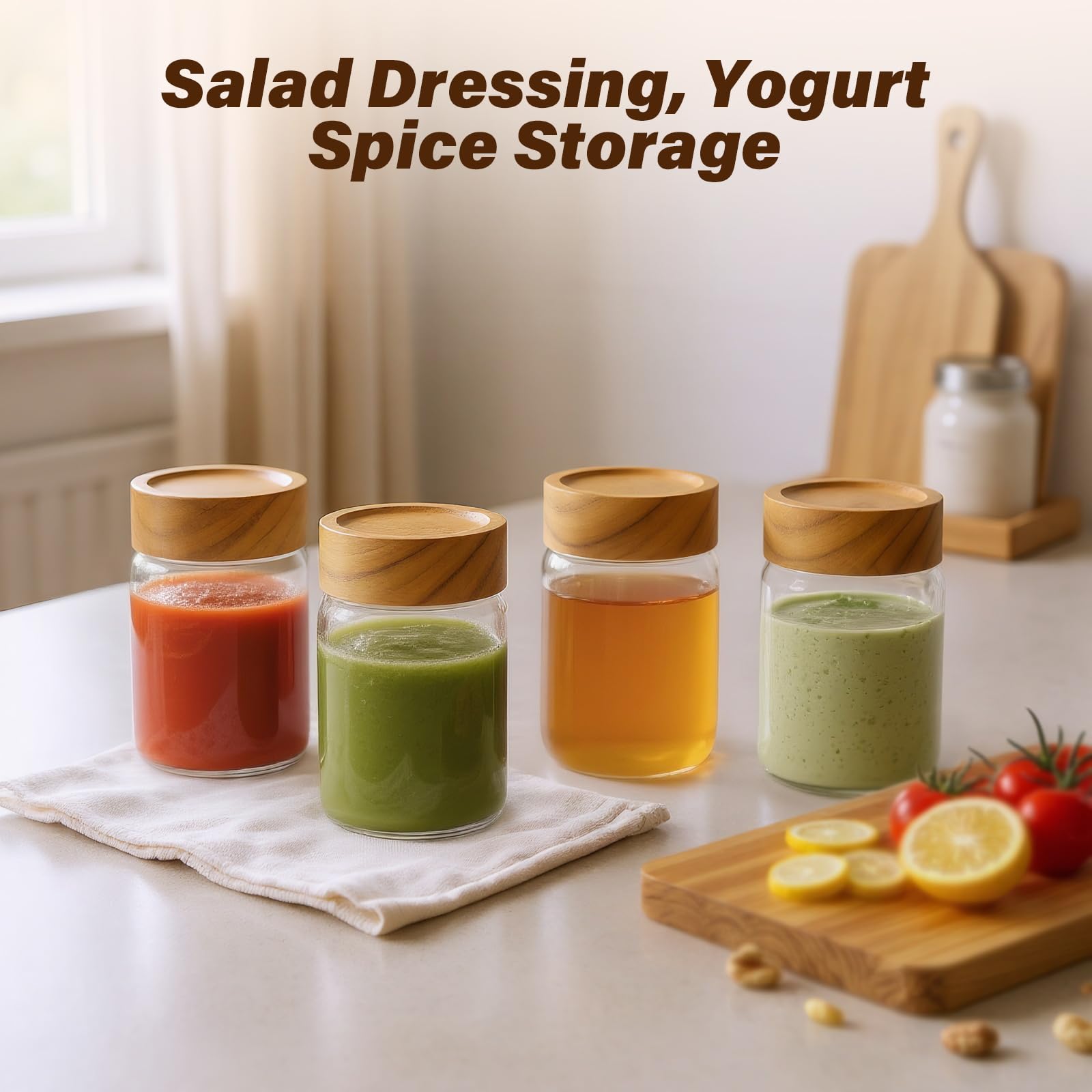 Zoaiirte leakproof jars ideal for meal prep and snack containers
