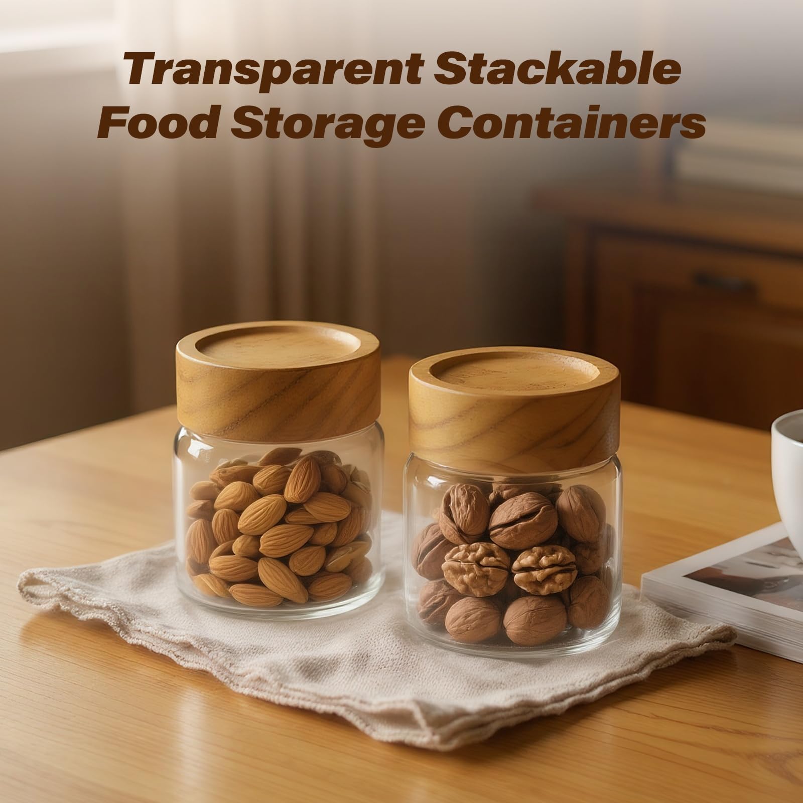 Zoaiirte jars for spices, coffee, tea, and snacks