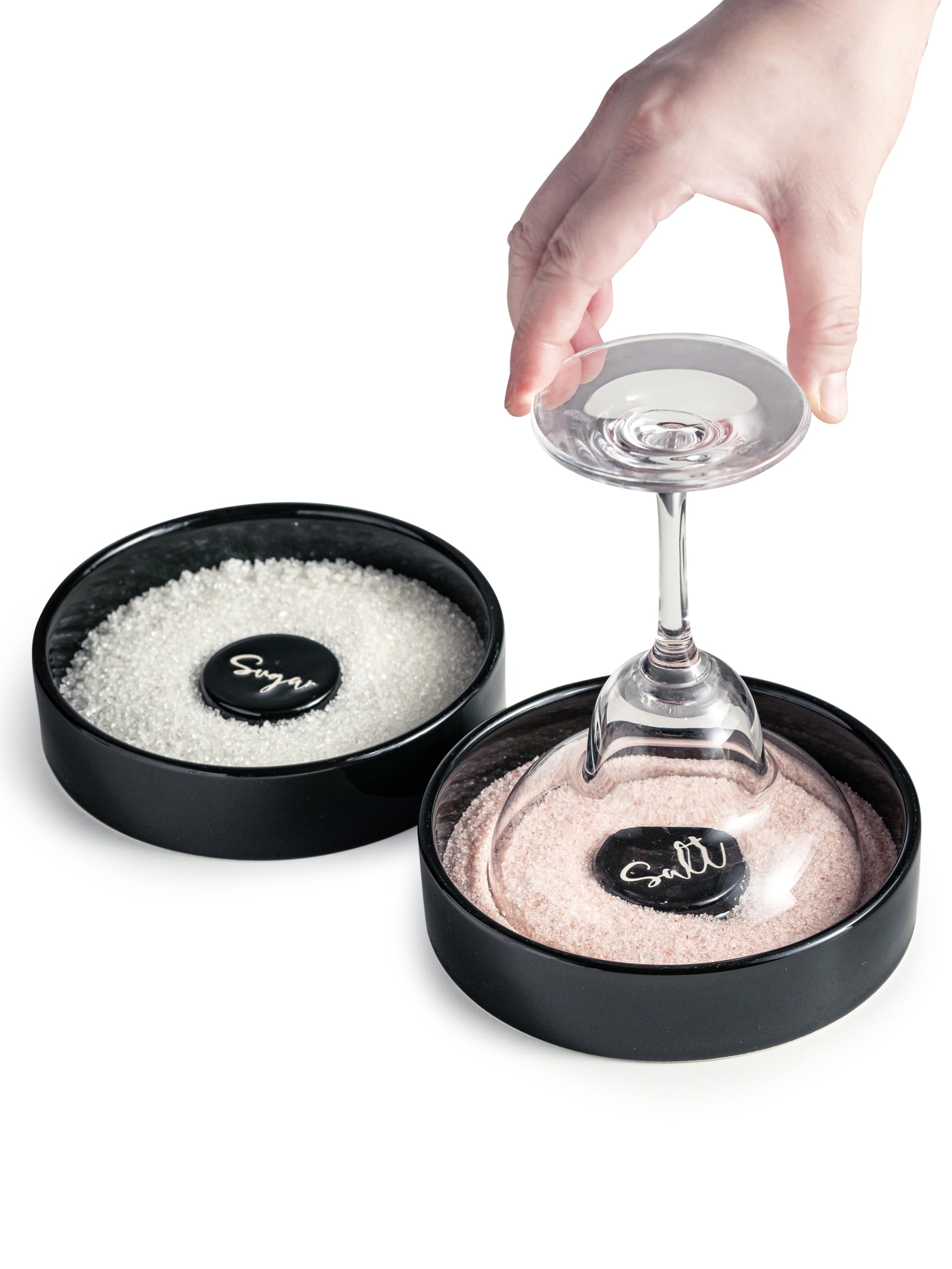 Zoeeker Bar Rimmer edge on margarita glass delivers a clean salt rim.