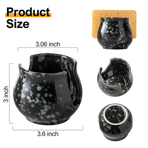 Zoeeker kitchen decor ceramic holder enhances counter space with function