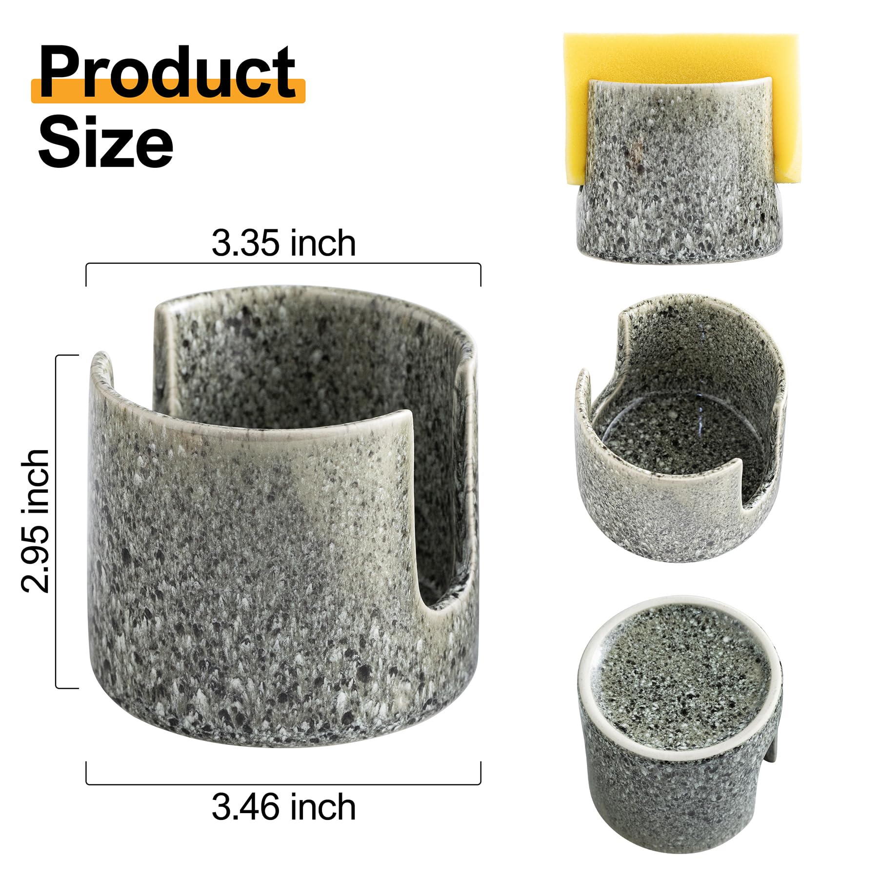 Zoeeker sink caddy compact design keeps small items organized by the sink.