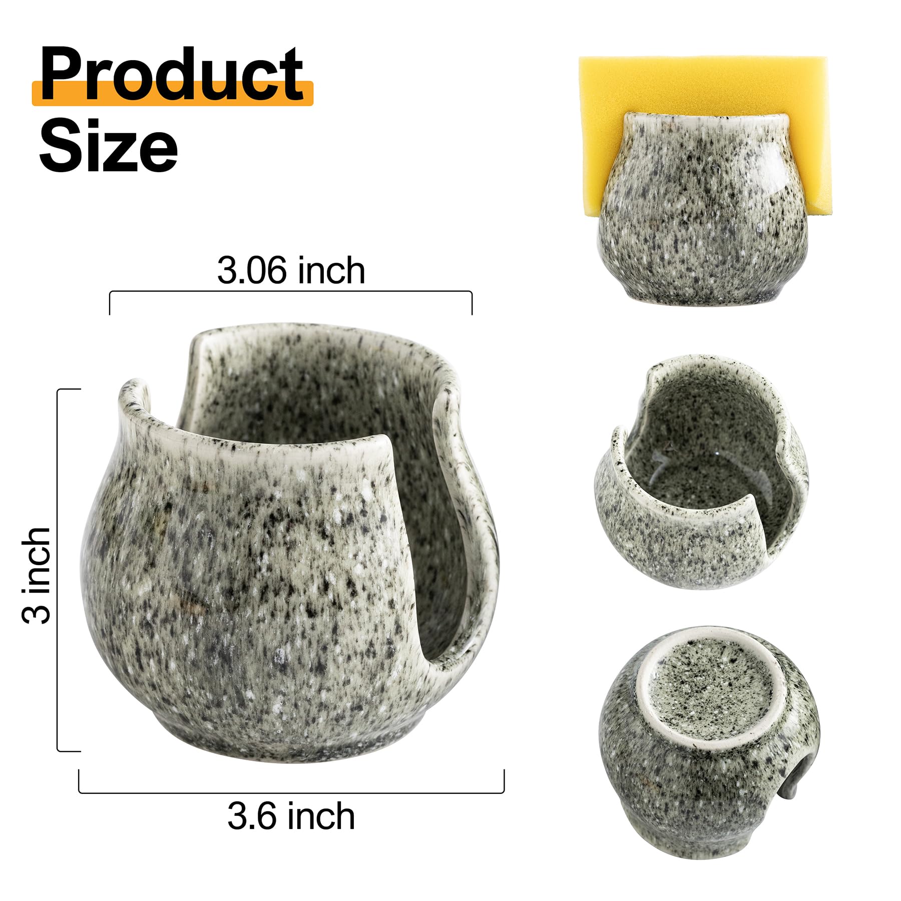 Zoeeker sponge holder arrives in a gift box for a thoughtful housewarming gift.