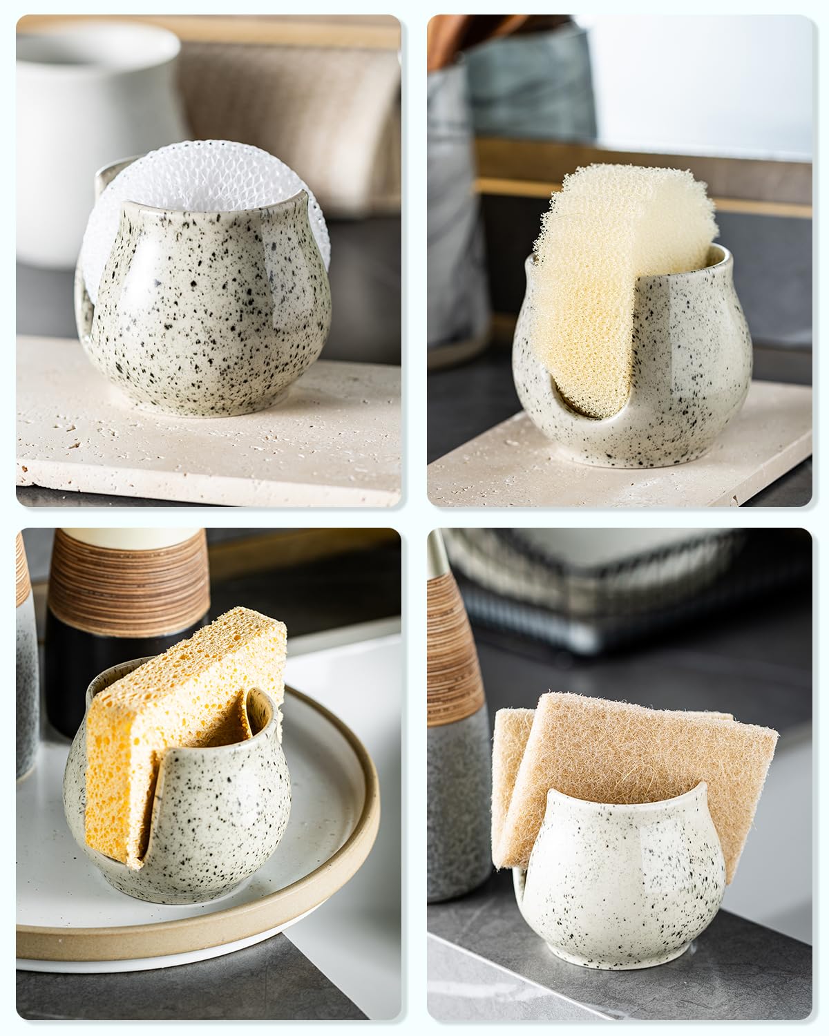 Zoeeker ceramic material ensures durable everyday use and long lasting organization