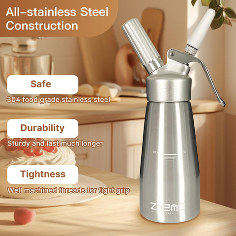 Zoemo three decorating tips set for versatile textures and elegant finishes.