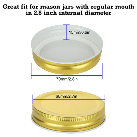 ZOEYES gold metal lids on a jar demonstrate a secure seal