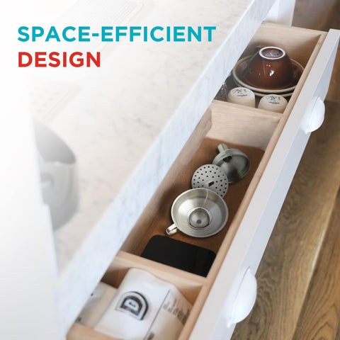 Zoie + Chloe keeps essential filtering tools handy during meal prep.