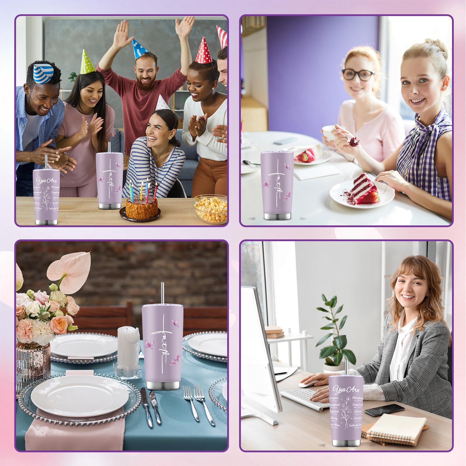 ZOIIWA Lid and straw included, spill-resistant design for everyday use and travel.