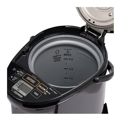 Zojirushi CD-NAC50BM smooth pour spout minimizes drips