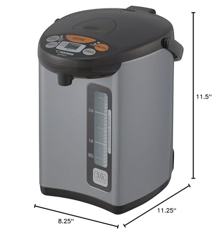Zojirushi CD-WCC30 sleek finish complements modern kitchens.