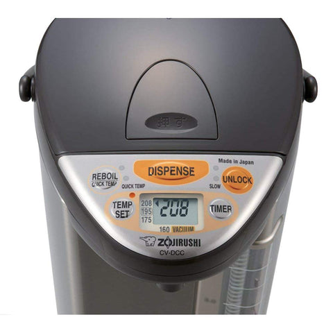 Zojirushi Hybrid Water Boiler Quick Temp Mode shows direct heating for energy efficiency.