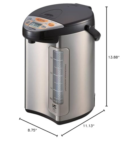Zojirushi Dispenser with removable cord for easy storage.
