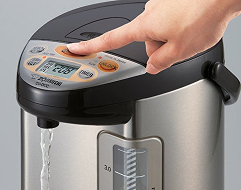Zojirushi Hybrid Water Boiler at 175F for black or herbal teas.
