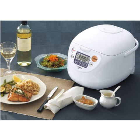 Delay timer display lets you plan fresh rice at mealtime.