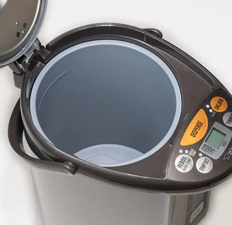 Zojirushi Micom dispensing area designed for smooth pours and cafe drip mode