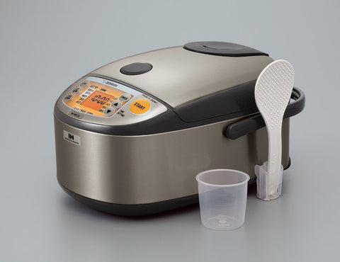 Zojirushi NP-HCC10XH stainless steel exterior complements any kitchen decor and cleans easily.