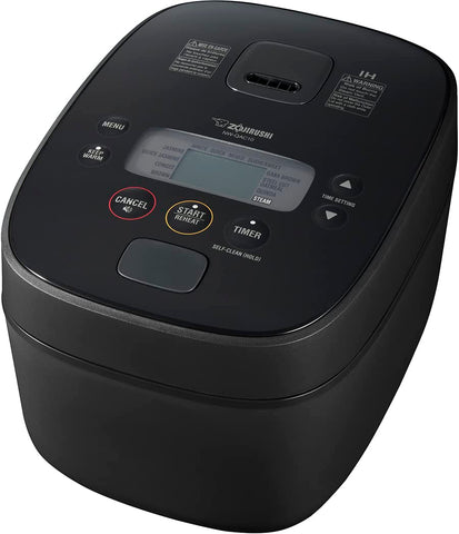 Zojirushi NW-QAC10 front panel for intuitive cooking control