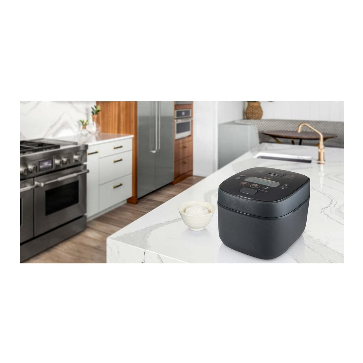 Zojirushi NW-QAC10 steam tray enables parallel steaming of sides