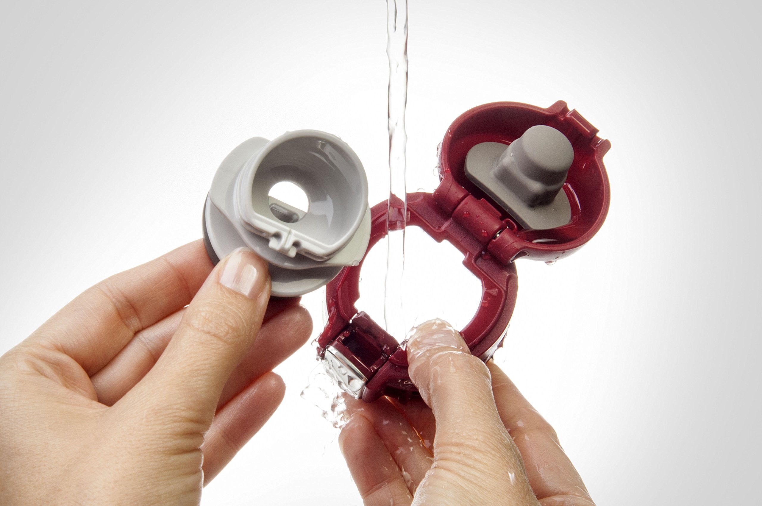 Zojirushi SM-SG48AZ mug stopper disassembles for thorough cleaning.