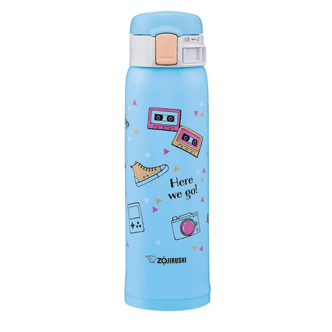 Zojirushi SM-SG48AZ mug with vacuum insulation keeps drinks hot or cold.