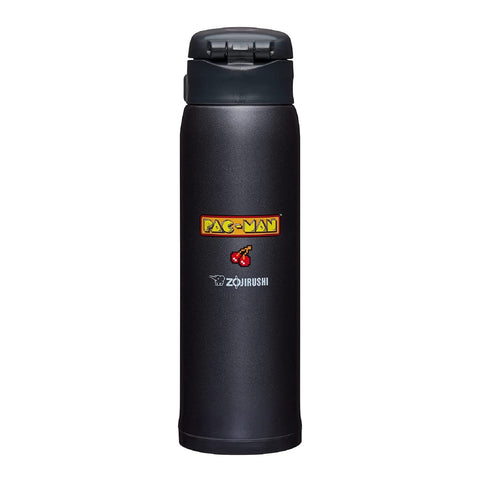 Zojirushi PAC-MAN mug lid release mechanism reduces condensation during use.