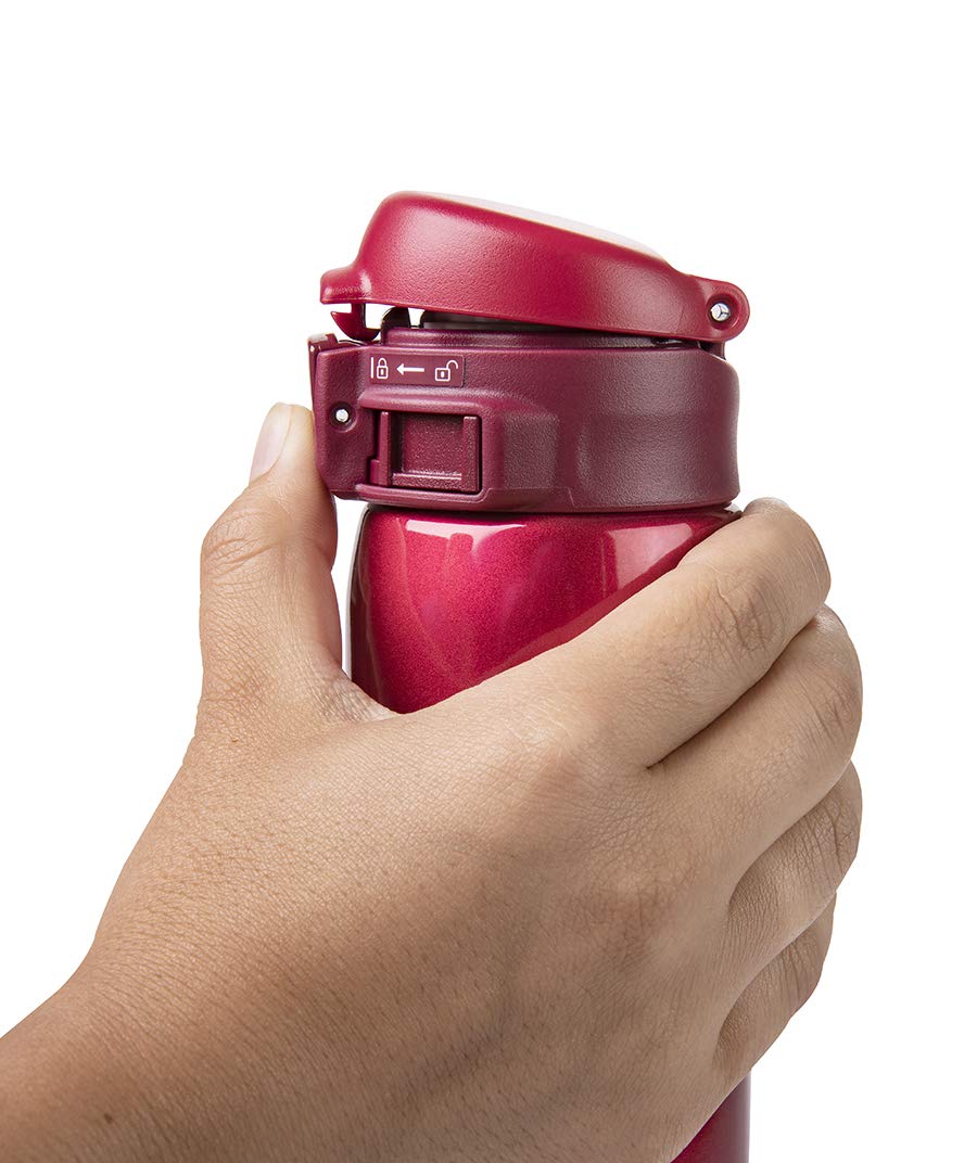 Zojirushi stainless mug wide mouth and nonstick interior ease cleaning.