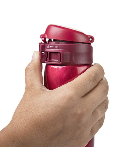 Zojirushi stainless mug wide mouth and nonstick interior ease cleaning.