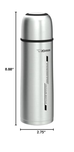 Zojirushi mug built with BPA-free plastic and 18/8 stainless steel construction