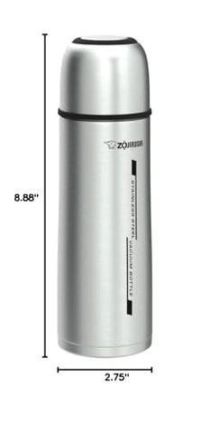 Zojirushi mug built with BPA-free plastic and 18/8 stainless steel construction