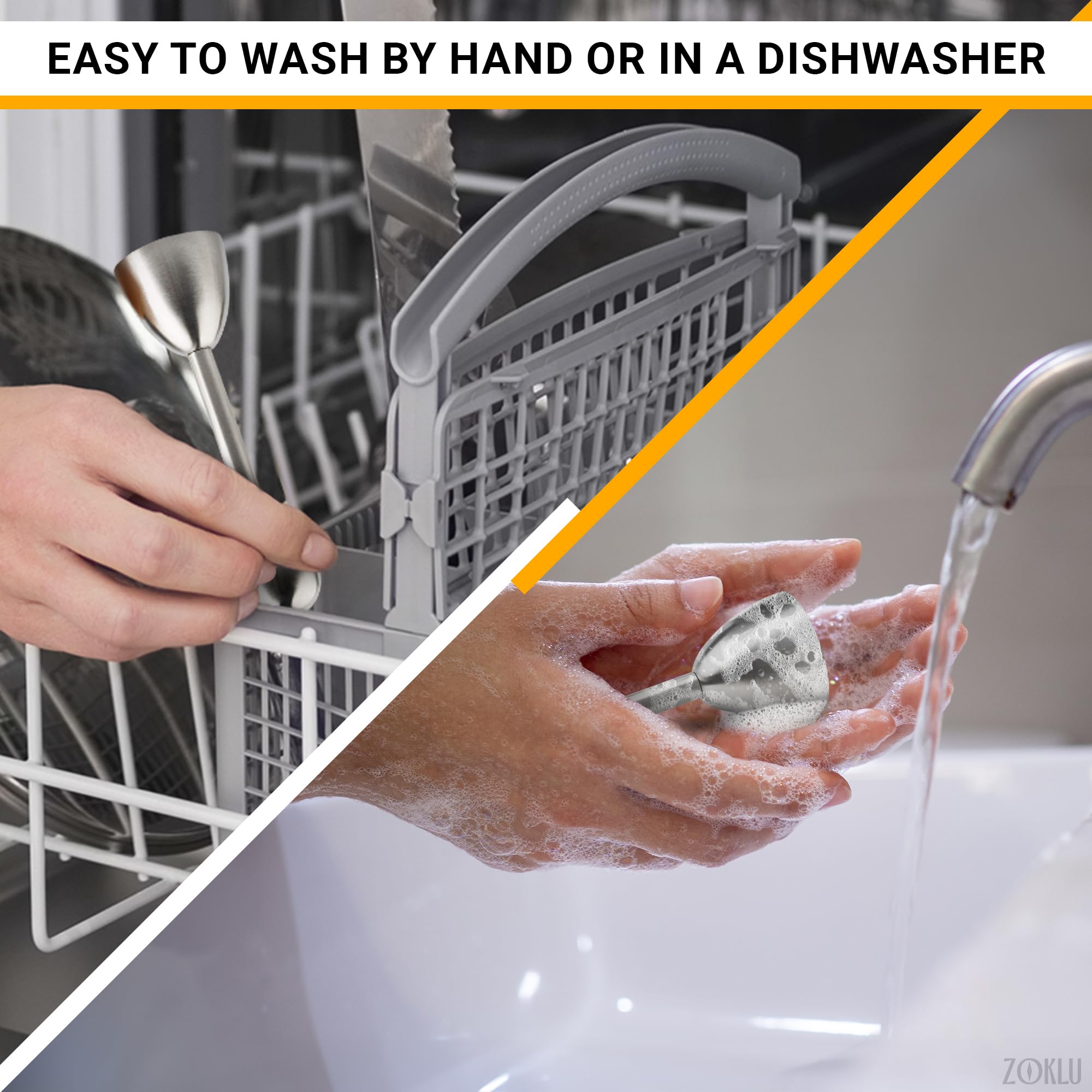 ZOKLU dishwasher safe egg set for quick cleaning after prep