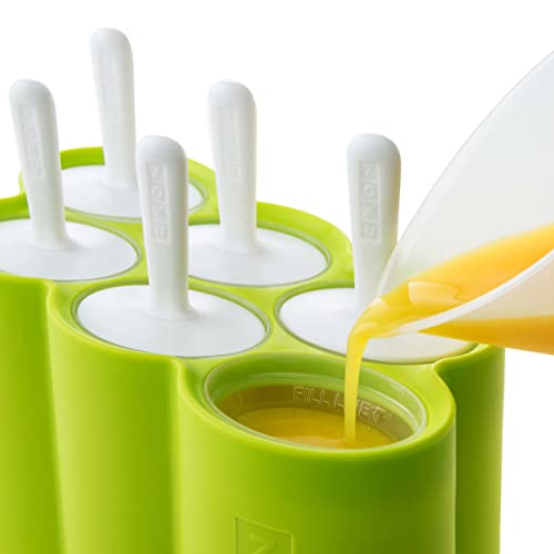 ZOKU Classic Pops six removable molds shown for quick batch prep.