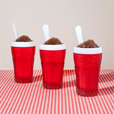 ZOKU Coca-Cola setup serving a refreshing slush or float.