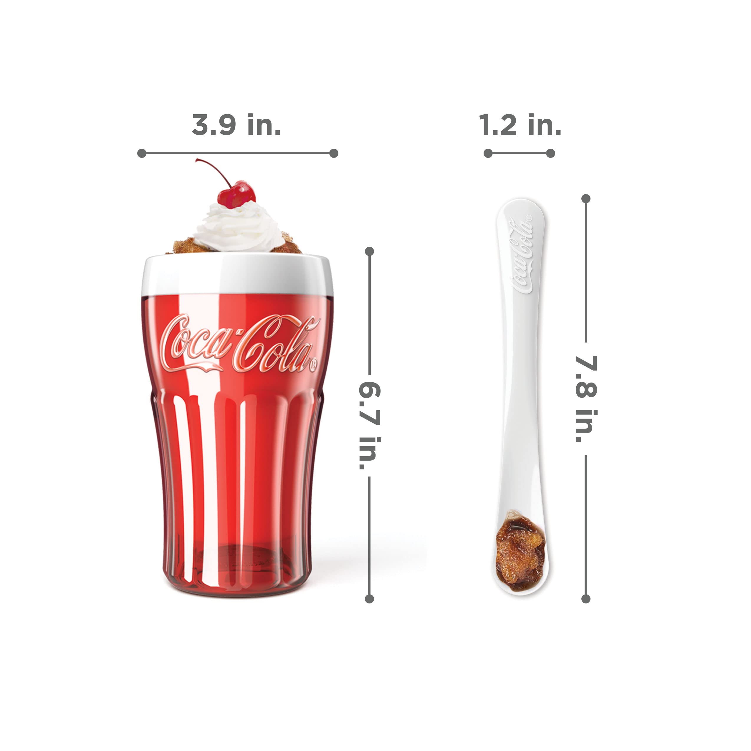 ZOKU slushie spoon included for easy mixing and scraping.