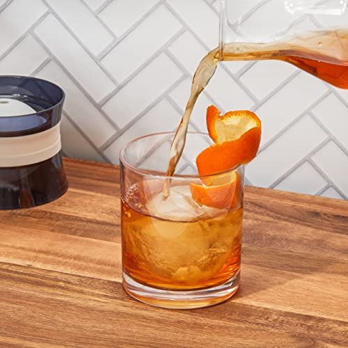 ZOKU easy-release ice-ball mold for quick release into your glass.