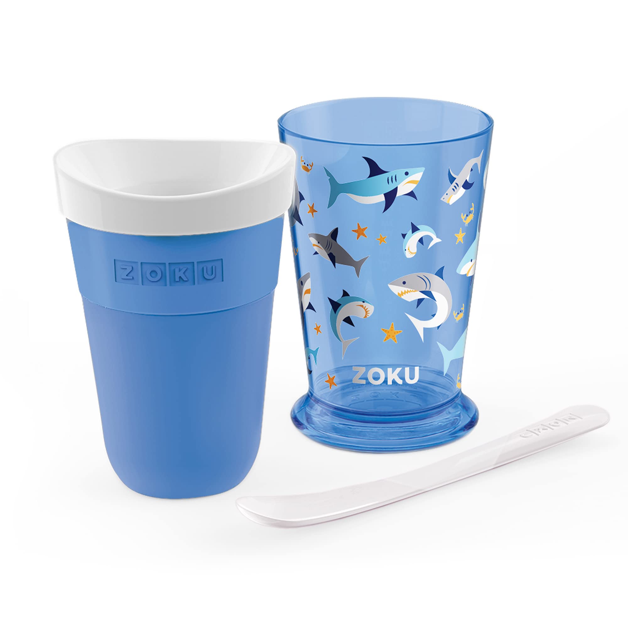 ZOKU outer cup shown with sturdy design for easy pouring and serving