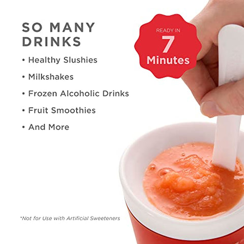 ZOKU slush cup outer shell shown with safety-first BPA-free design.