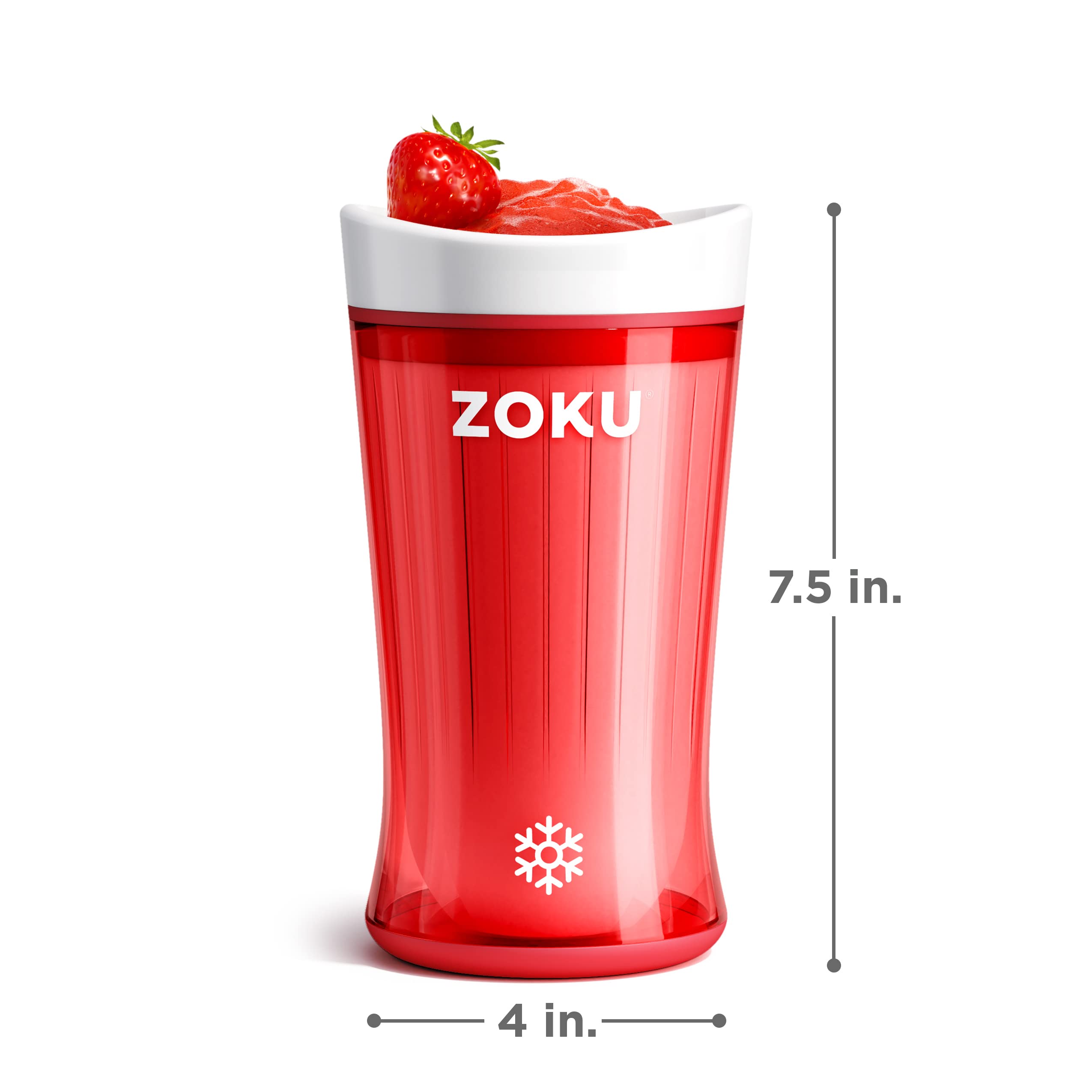 ZOKU slush spoon included for easy scraping and perfect texture.