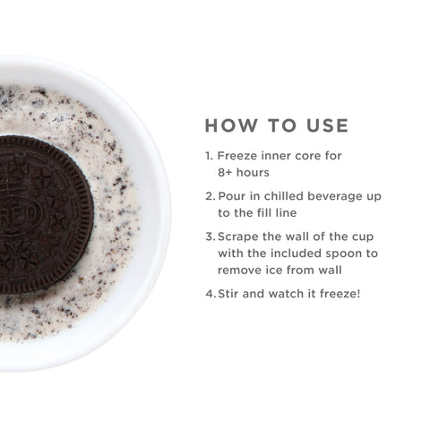 ZOKU slush spoon included for easy mixing and scraping.
