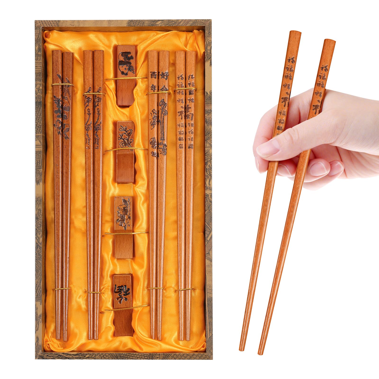 ZOMCHAIN chopsticks are dishwasher safe for easy cleanups