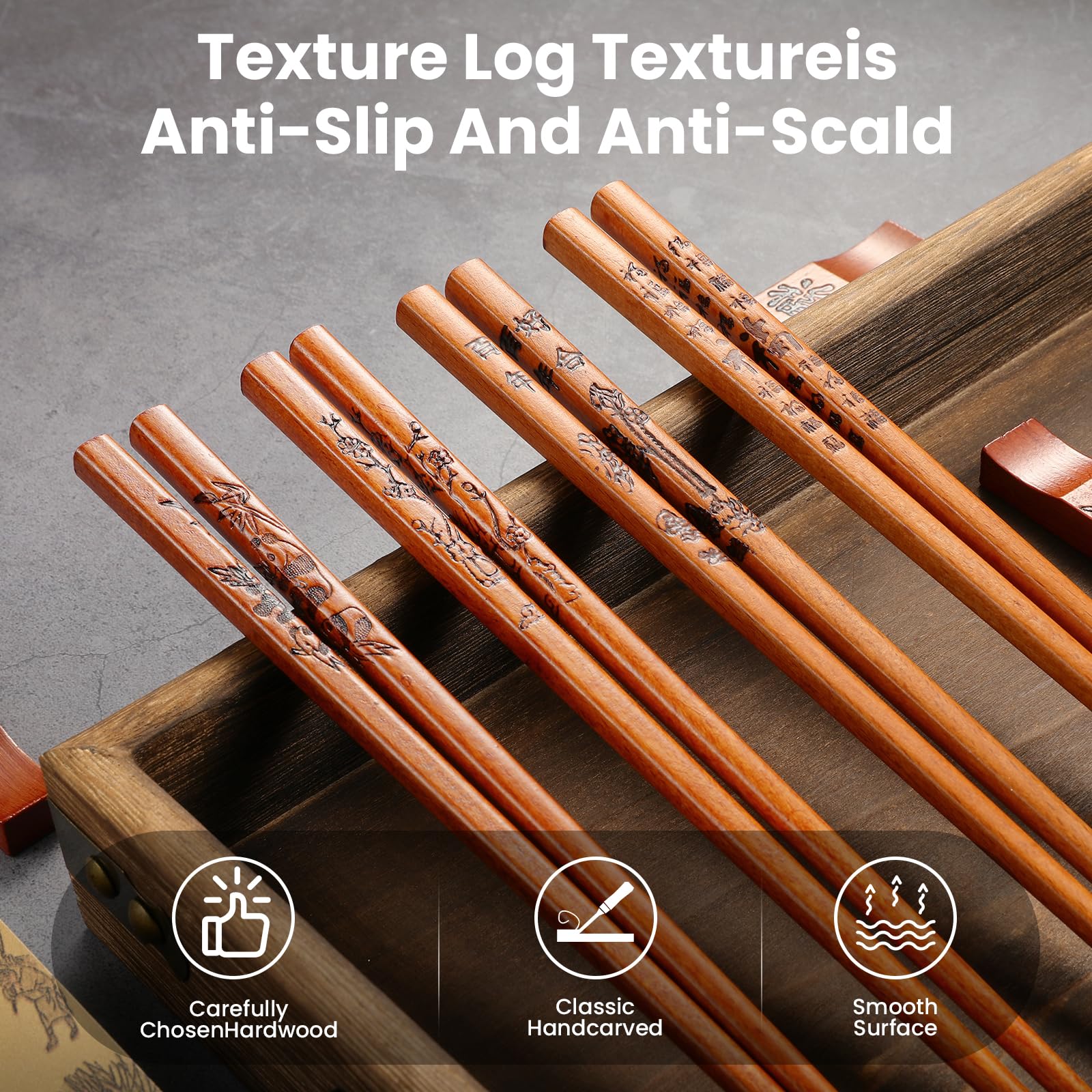 ZOMCHAIN chopsticks holder and case keeps sets organized for travel