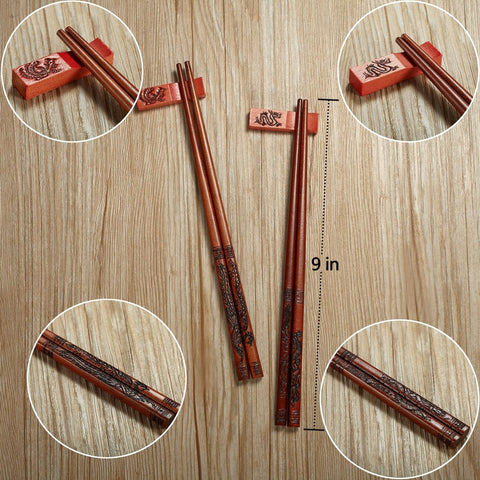ZOMCHAIN chopsticks with holder provide secure, comfortable grip for meals
