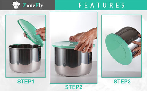ZoneFly heat-resistant silicone withstands temperatures from -40 to 500 degrees Fahrenheit
