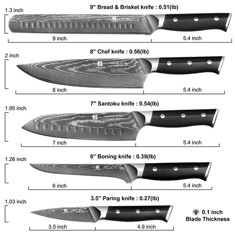 Zongchuan Damascus 7-inch Santoku for versatile mincing and precise dicing.