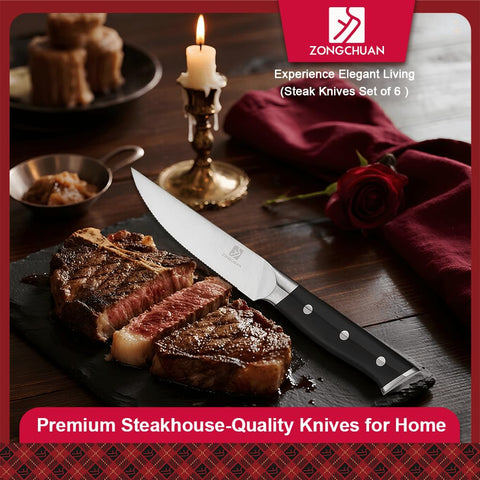 Zongchuan paring knife 3.5-inch for detailed peeling.