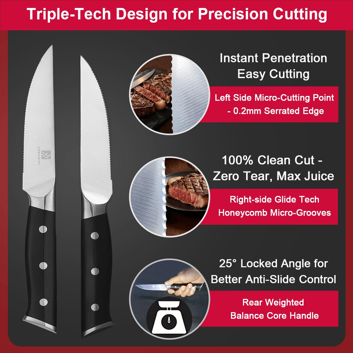 Zongchuan balanced core provides steady control and comfortable balance